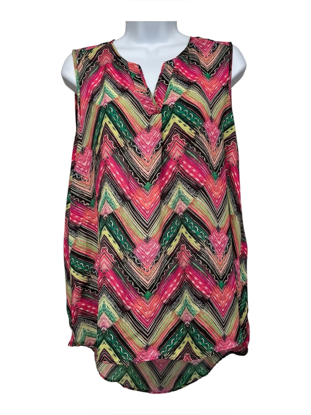 Sami & Jo sleeveless blouse size large